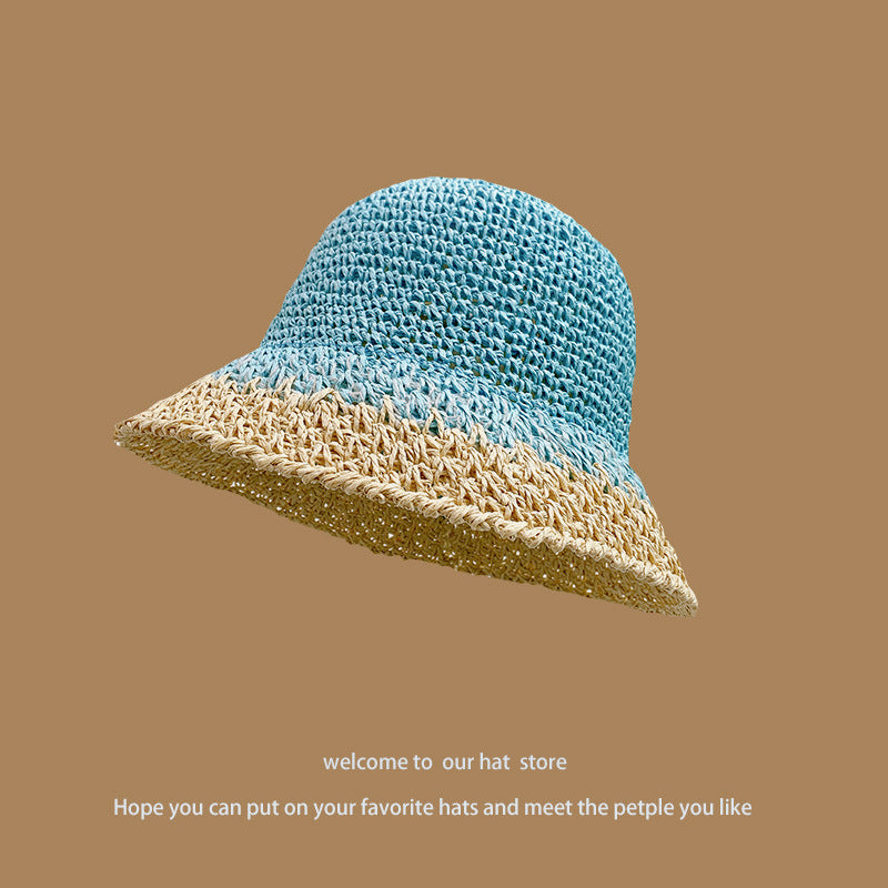 TheCapSpot - Woven Straw Bucket Hat