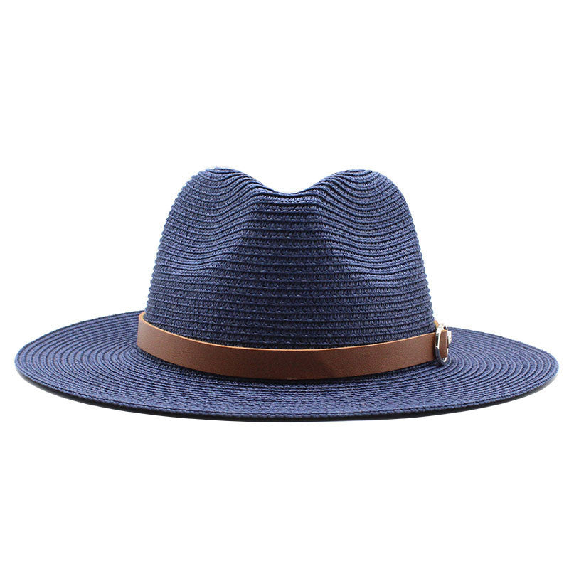 Sun Protection Travel Vacation Beach Woven Denim Top Hat