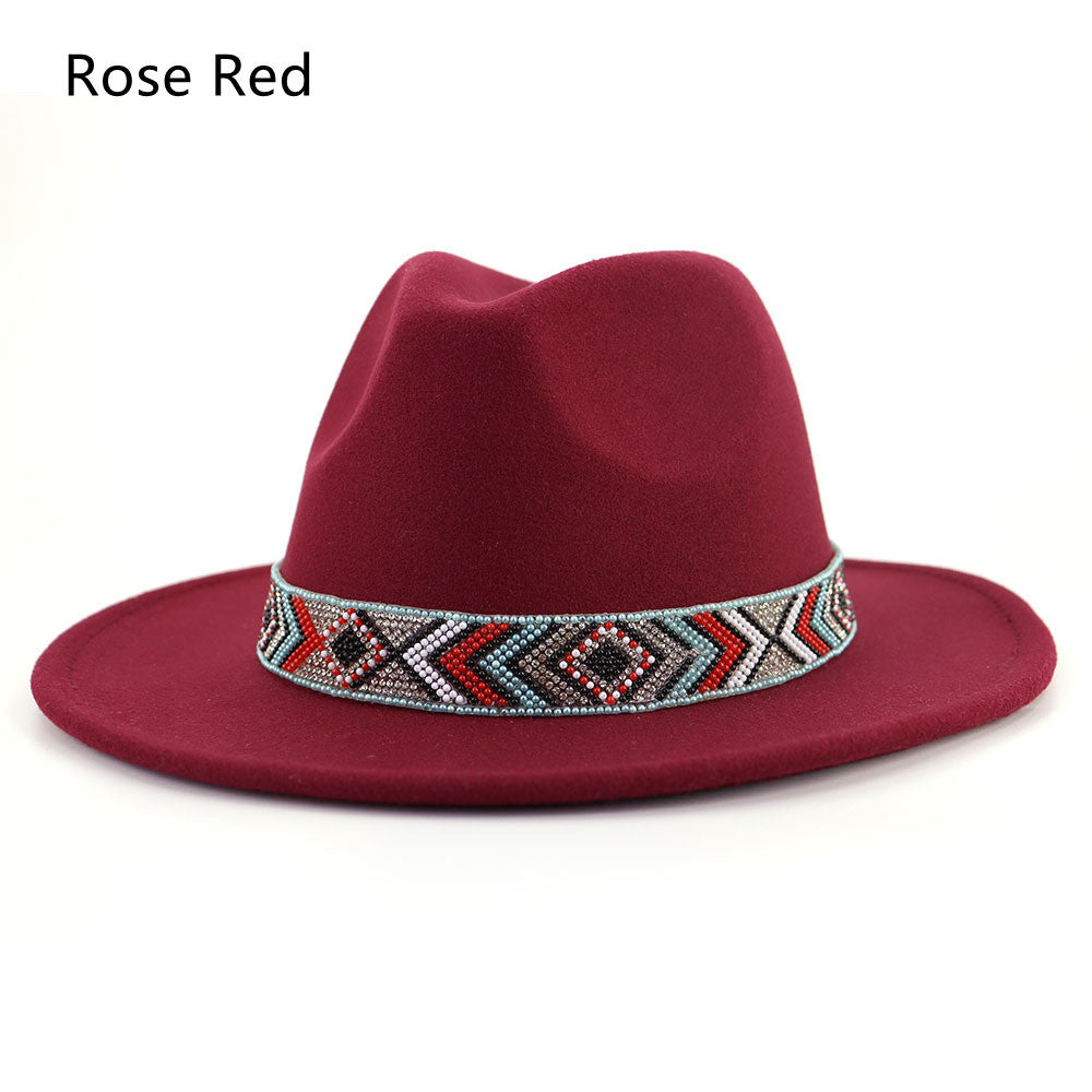 TheCapSpot - Blue Bead Jazz Hat