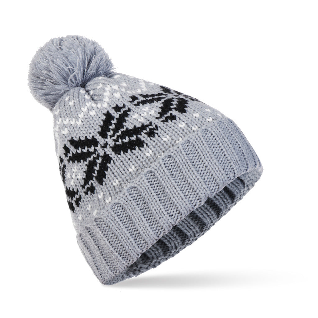 TheCapSpot - Snowflake Stocking Cap