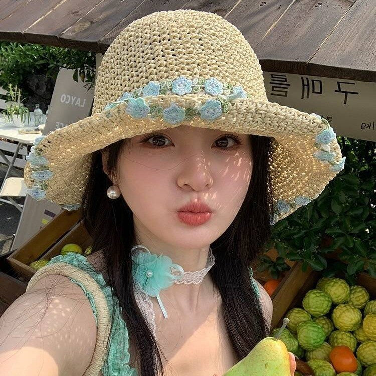 TheCapSpot - Woven Straw Bucket Hat