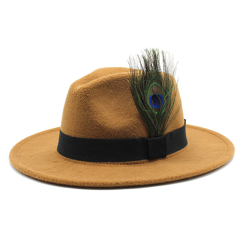 The CapSpot - Peacock Feather Sun Hat