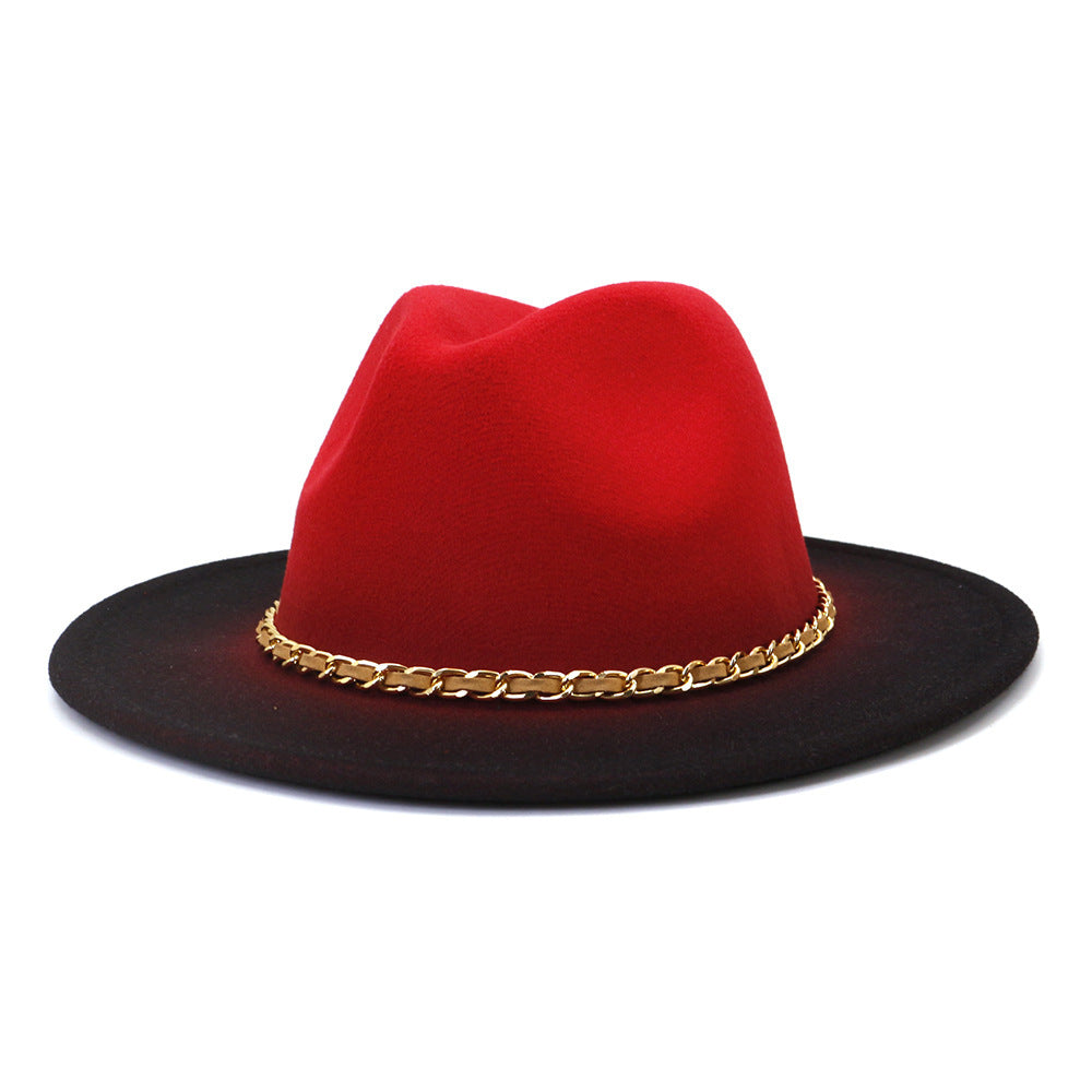 TheCapSpot -Painted Woolen Fedora