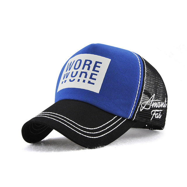 TheCapSpot - Letter Net Cap Baseball Cap