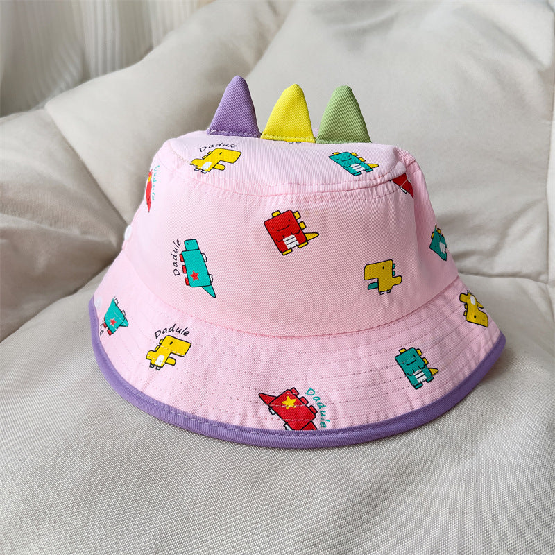 Bucket Hat Baby Spring And Autumn Thin Summer Child Sun-proof Sun Protection Sun Hat
