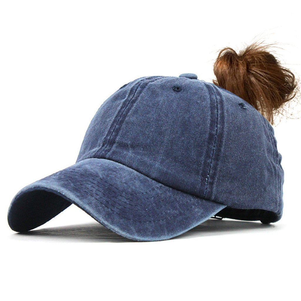 TheCapSpot - Elezra Ponytail Baseball Cap In Stock