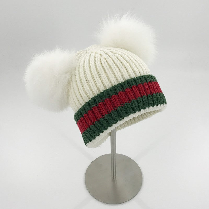 Korean knitted wool hat