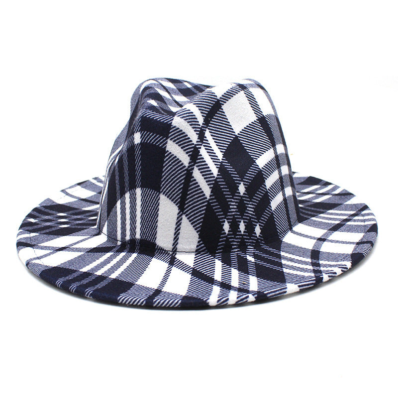 TheCapSpot -Plaid Fedora Hat