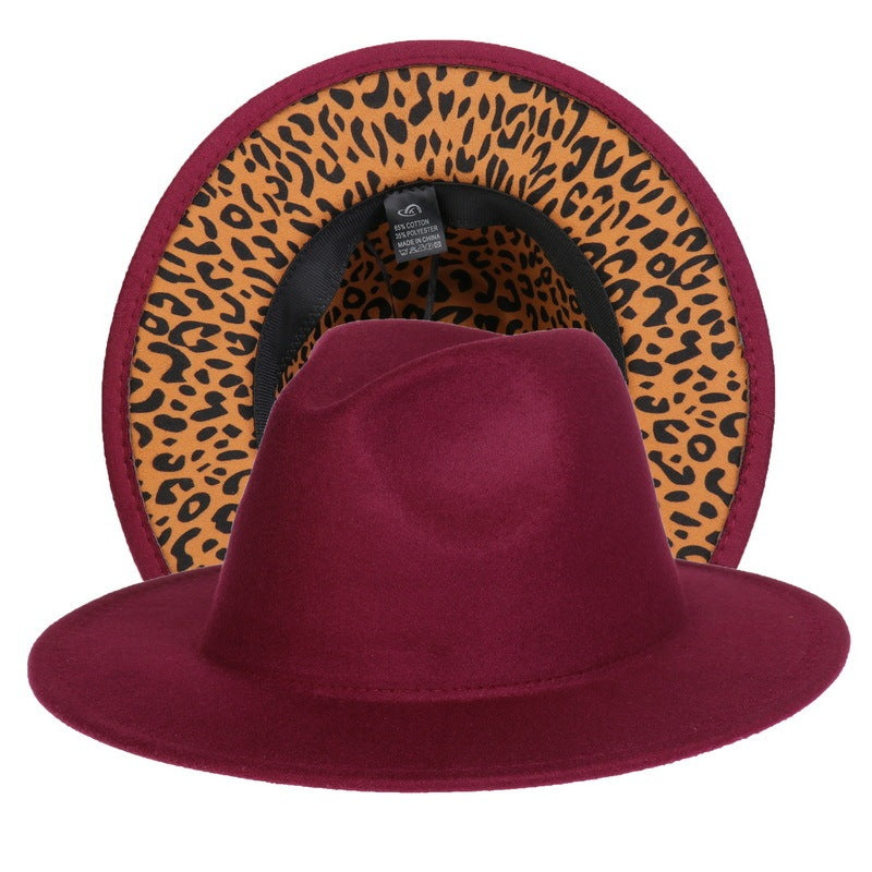 TheCapSpot - Leopard Print Fedora
