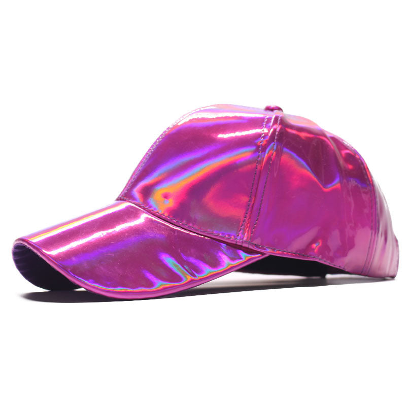 The CapSpot - Patent leather baseball cap