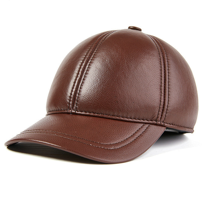 TheCapSpot - Gates Leather Baseball Cap