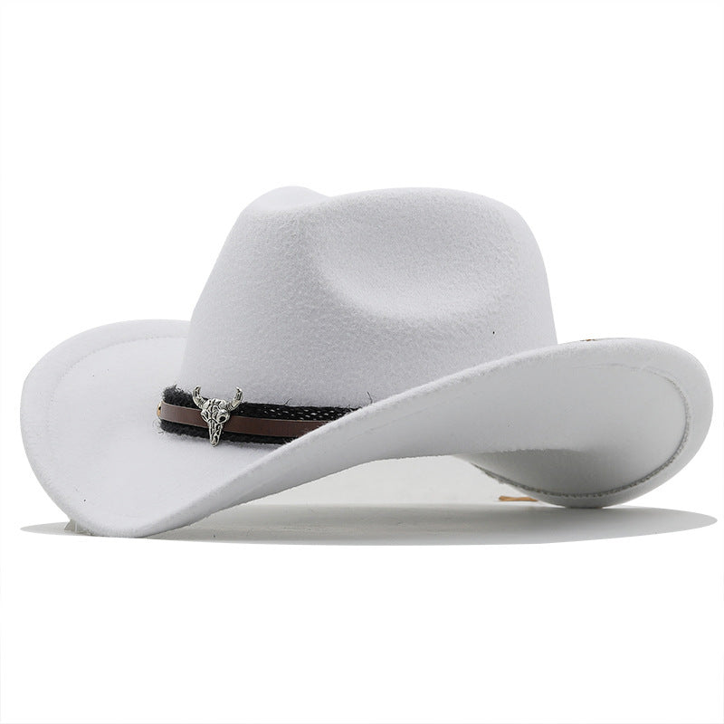 TheCapSpot -Metal Bull Head Fedora Hat