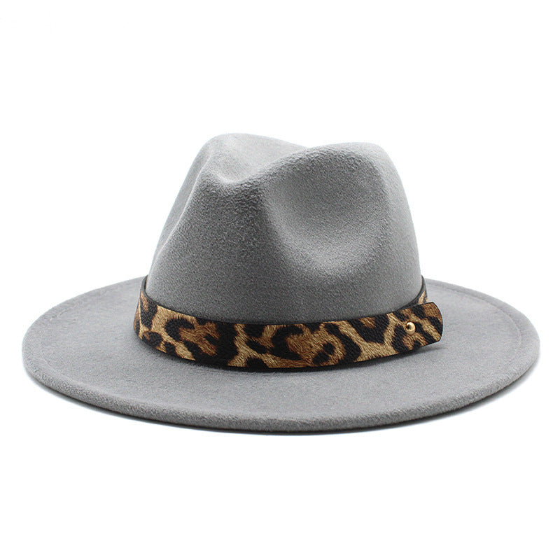 TheCapSpot - Leopard Print Big Brim Hat