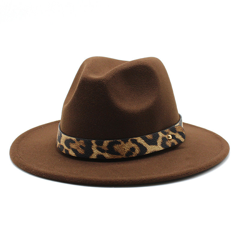 TheCapSpot - Leopard Print Big Brim Hat
