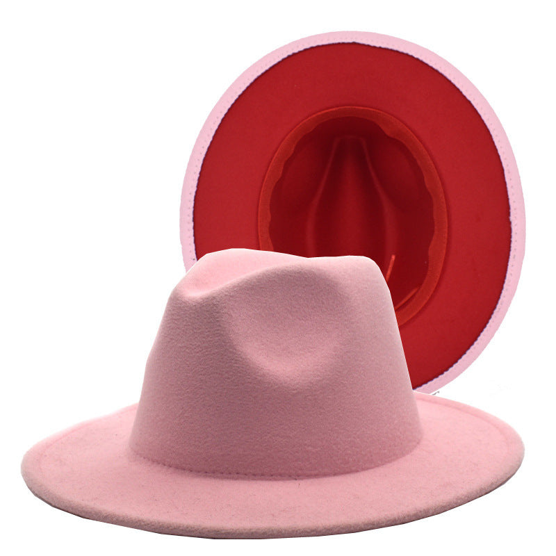 Flat Brim Jazz Hat Men's European And American Popular Hat