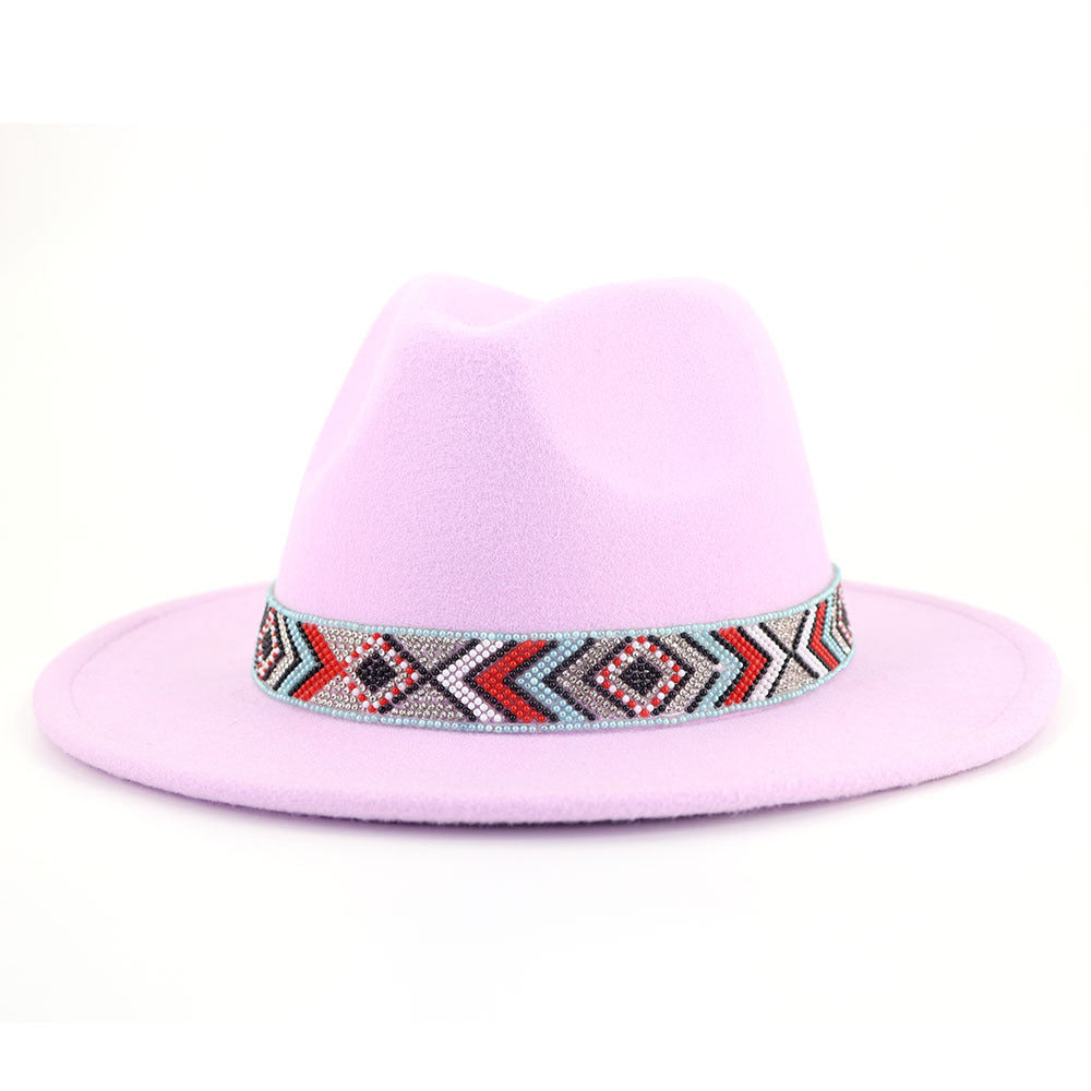 TheCapSpot - Blue Bead Jazz Hat