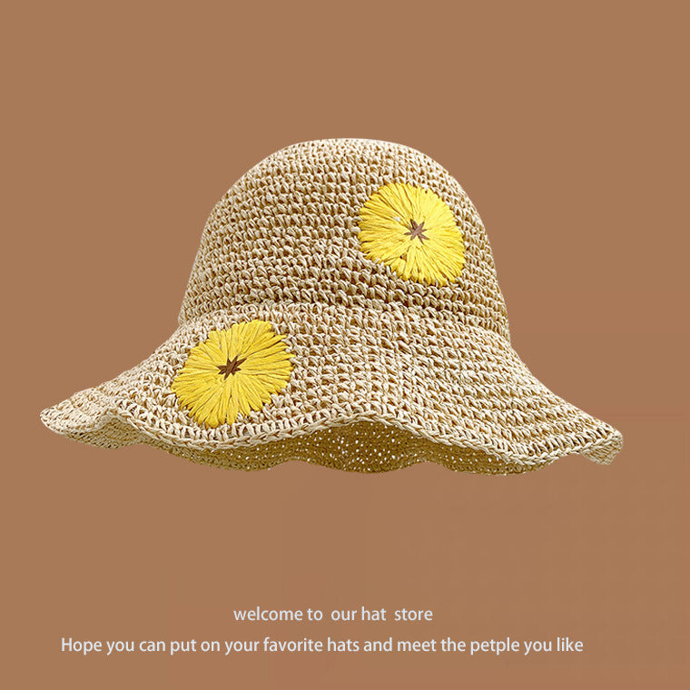 TheCapSpot - Woven Straw Bucket Hat