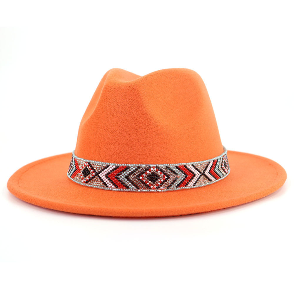 TheCapSpot - Blue Bead Jazz Hat