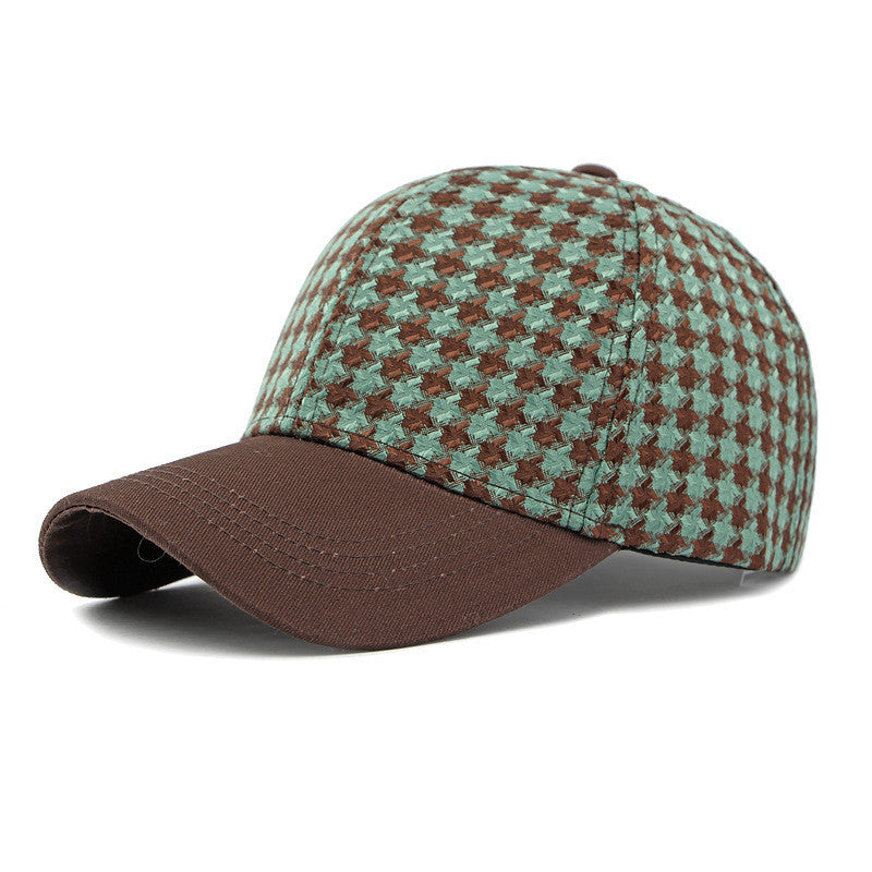 Women's Fashion Patchwork Retro Baseball Cap