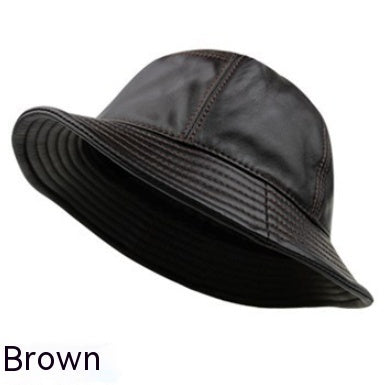 Hamilton Genuine Sheepskin Leather Bucket Hat