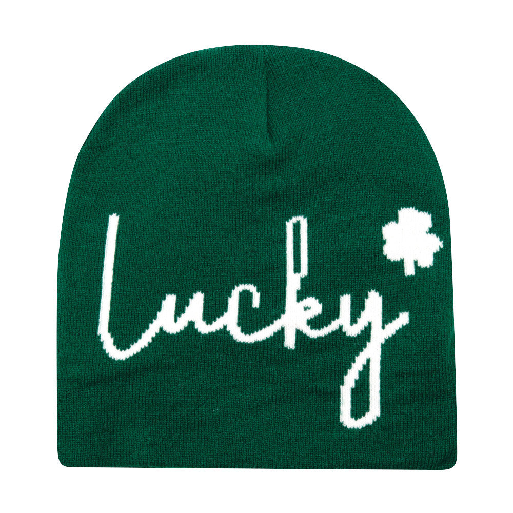 TheCapSpot - Letter Knitted Stocking Cap