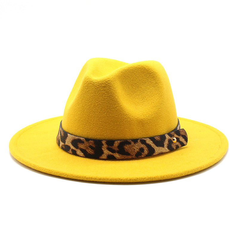 TheCapSpot - Leopard Print Big Brim Hat