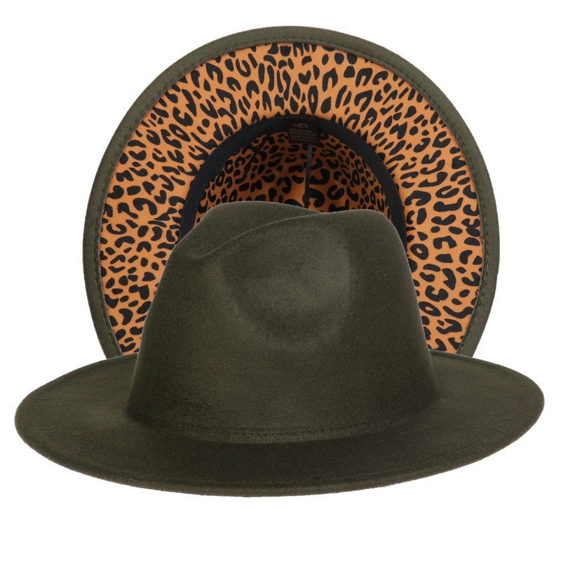 TheCapSpot - Leopard Print Fedora