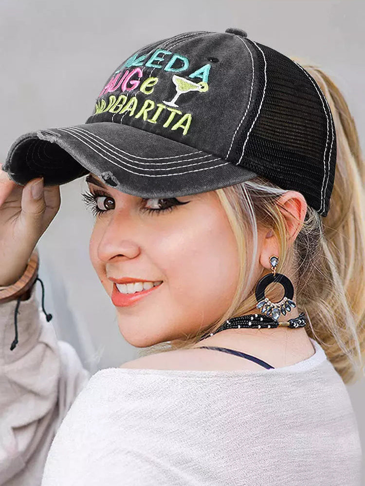TheCapSpot - Letter Embroidered Baseball
