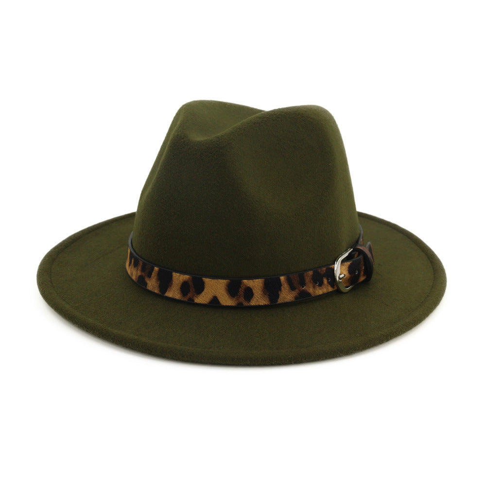TheCapSpot - Fedora leopard print