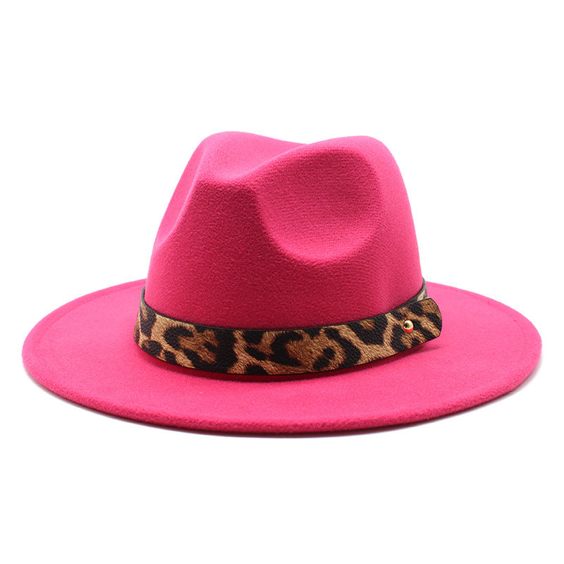 TheCapSpot - Leopard Print Big Brim Hat