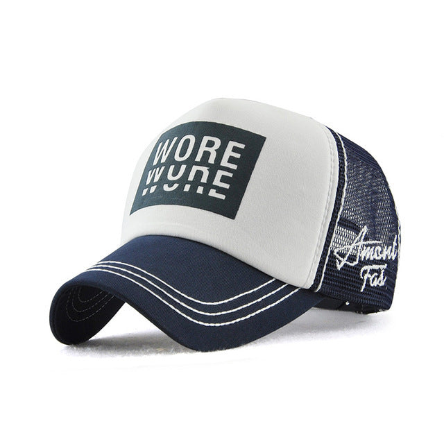 TheCapSpot - Letter Net Cap Baseball Cap