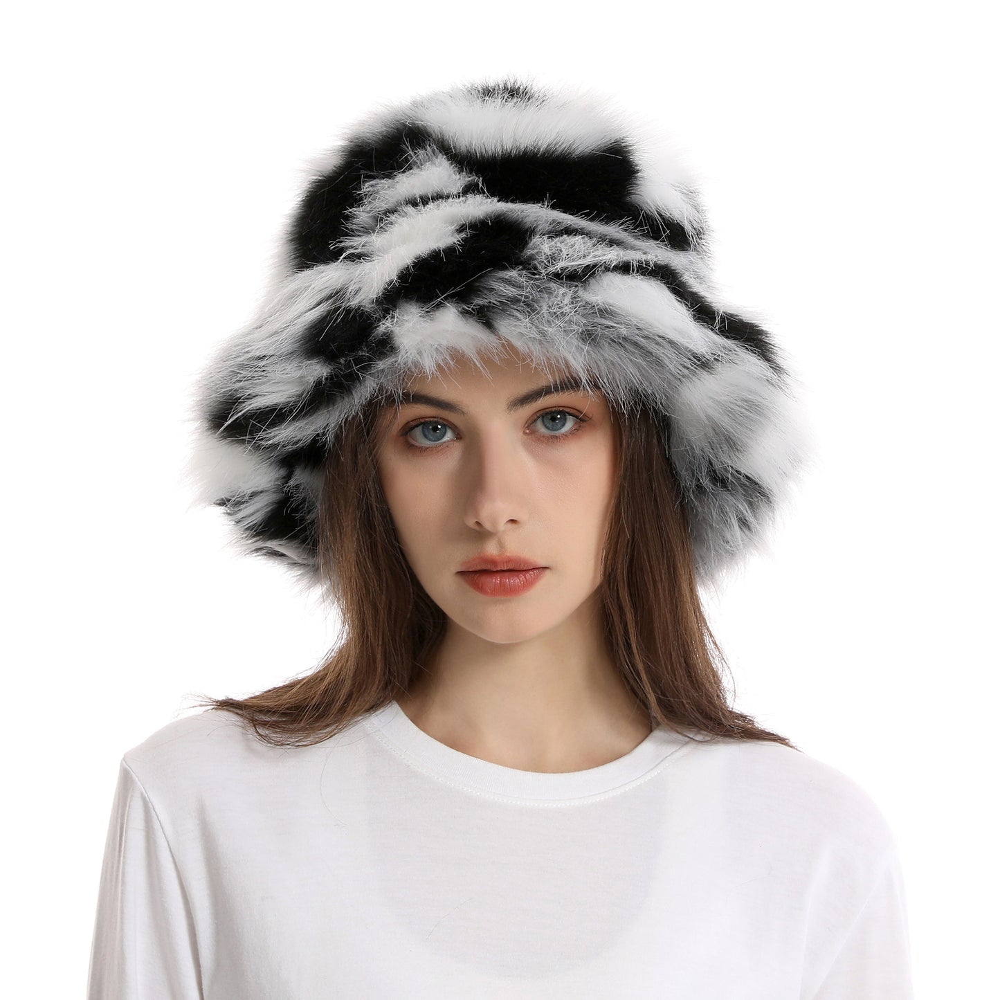 TheCapSpot - Two-Tone Plush Bucket Hat