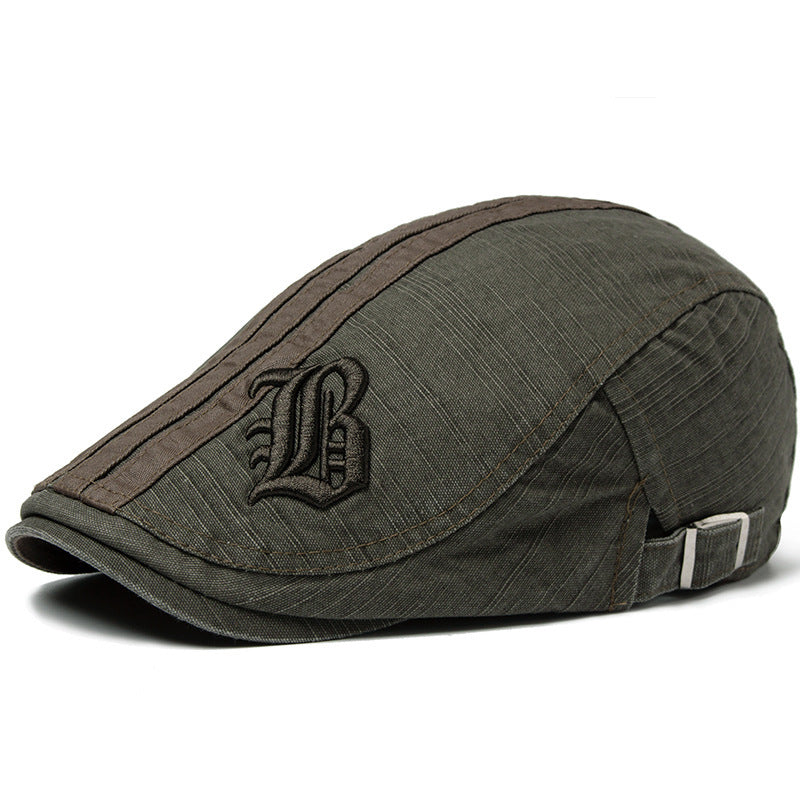 TheCapSpot - Letter Embroidered Beret