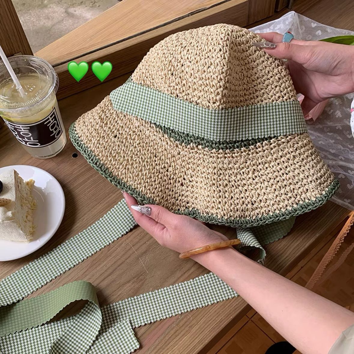 TheCapSpot - Woven Straw Bucket Hat