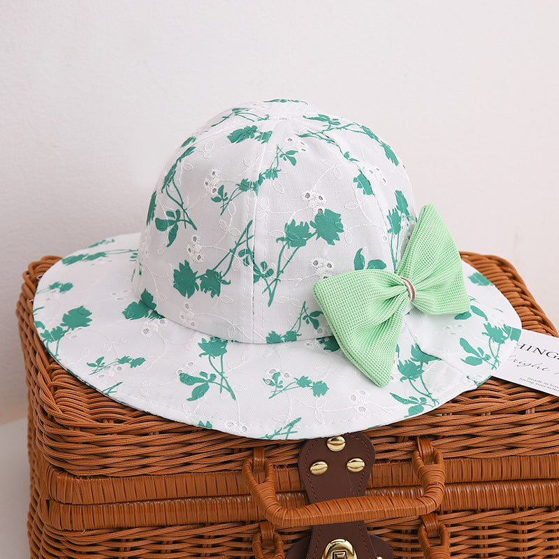 Bucket Hat Baby Spring And Autumn Thin Summer Child Sun-proof Sun Protection Sun Hat