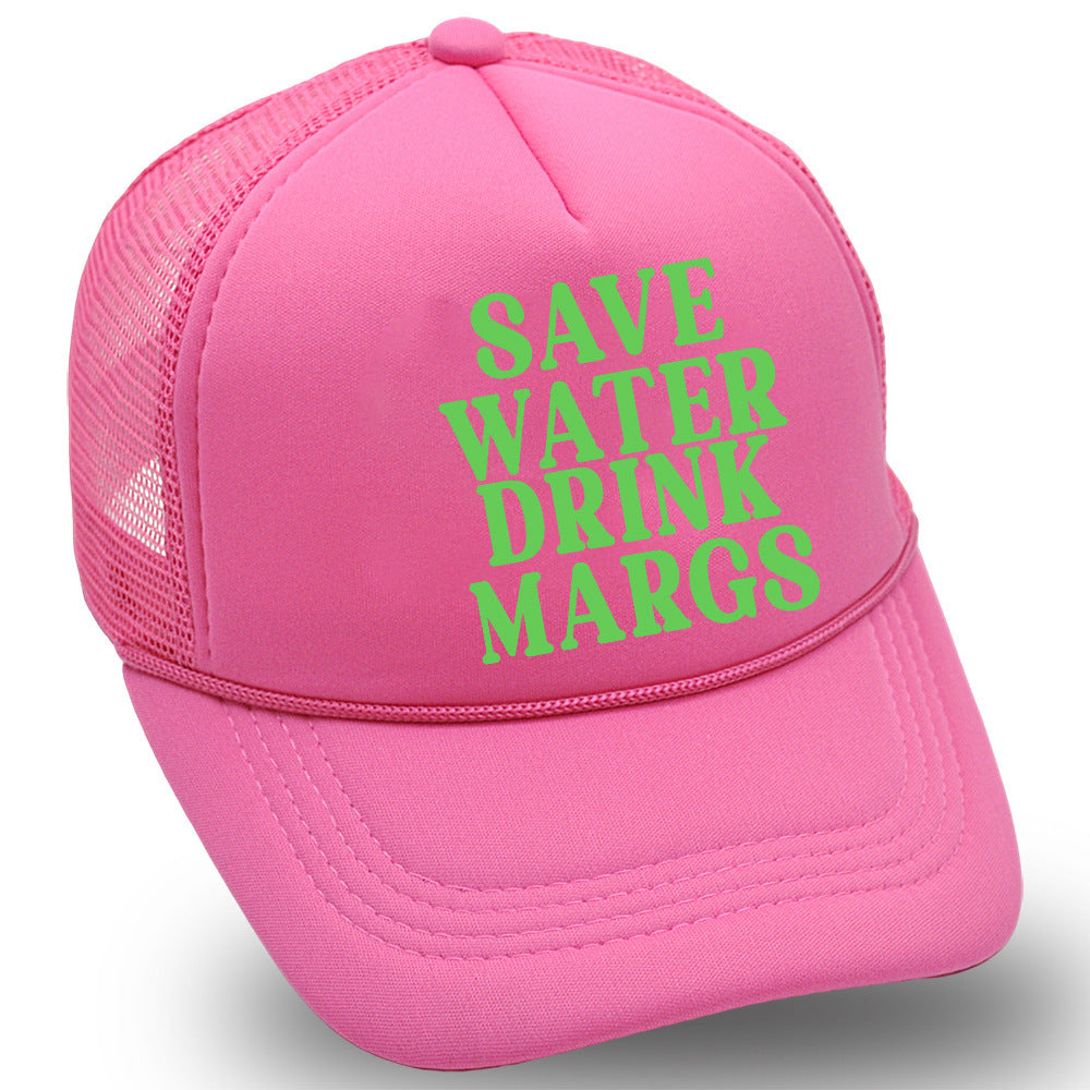 Save Water Ink Margs Printed Baseball Cap