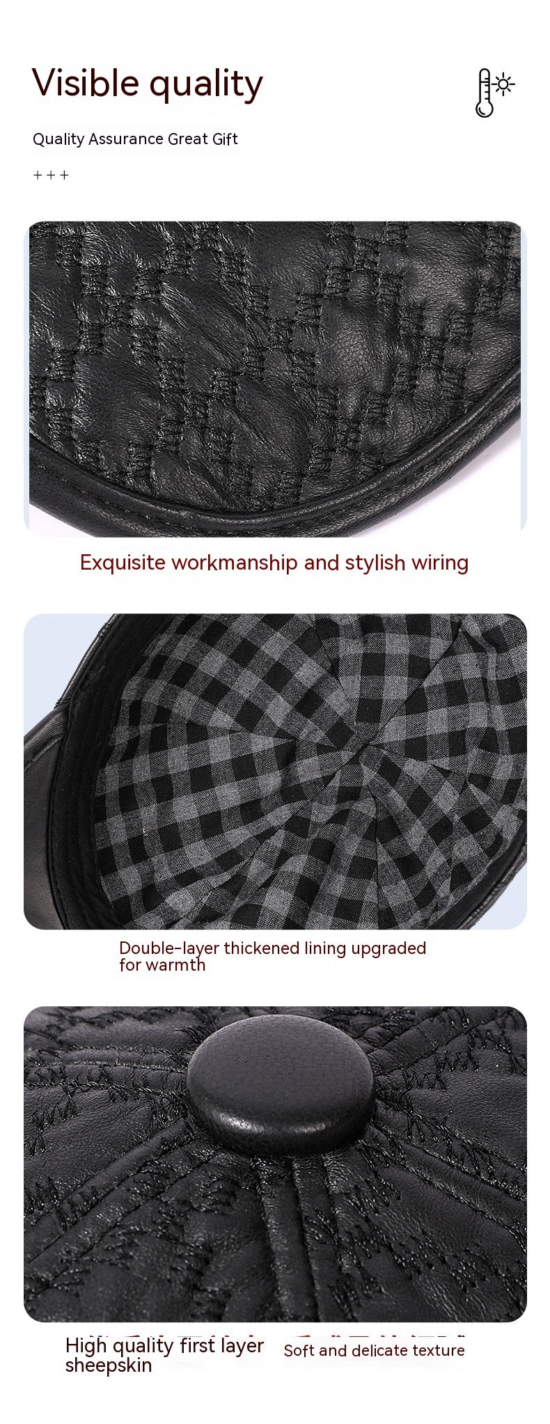 TheCapSpot - Leather Cap
