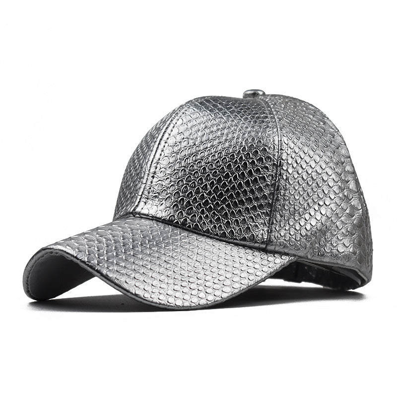 TheCapSpot - Townsend Crocodile Leather Baseball Cap