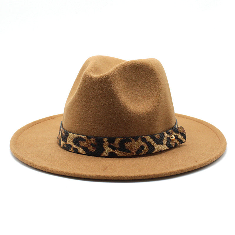 TheCapSpot - Leopard Print Big Brim Hat