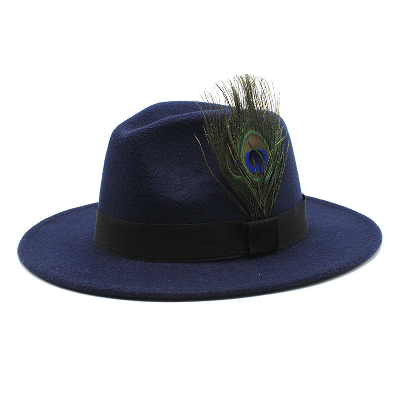 The CapSpot - Peacock Feather Sun Hat
