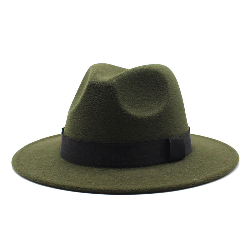 TheCapspot - Flat Brim Fedora Hat