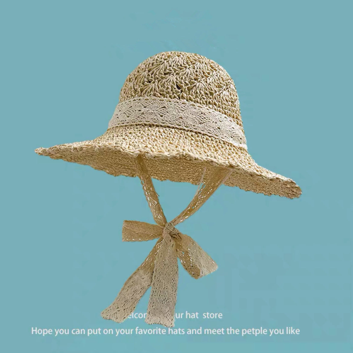 TheCapSpot - Woven Straw Bucket Hat