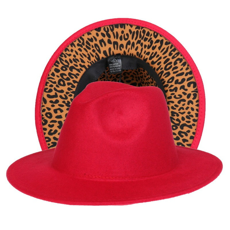 TheCapSpot - Leopard Print Fedora