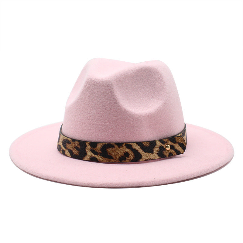 TheCapSpot - Leopard Print Big Brim Hat