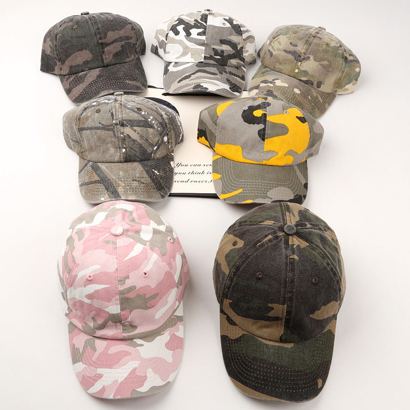 TheCapSpot - Denim Washed Camo Hat