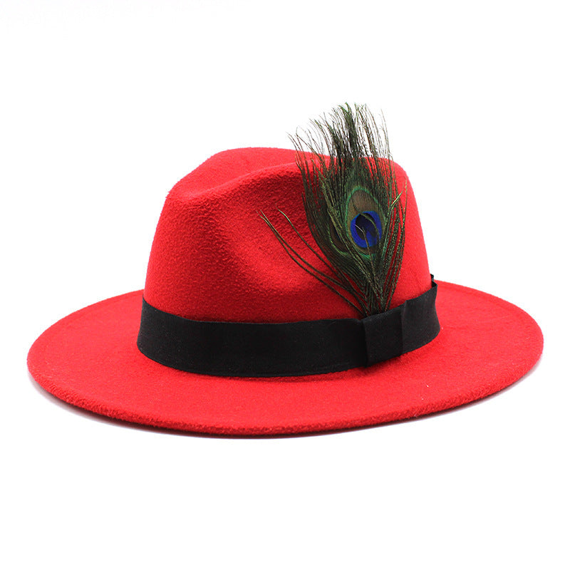 The CapSpot - Peacock Feather Sun Hat