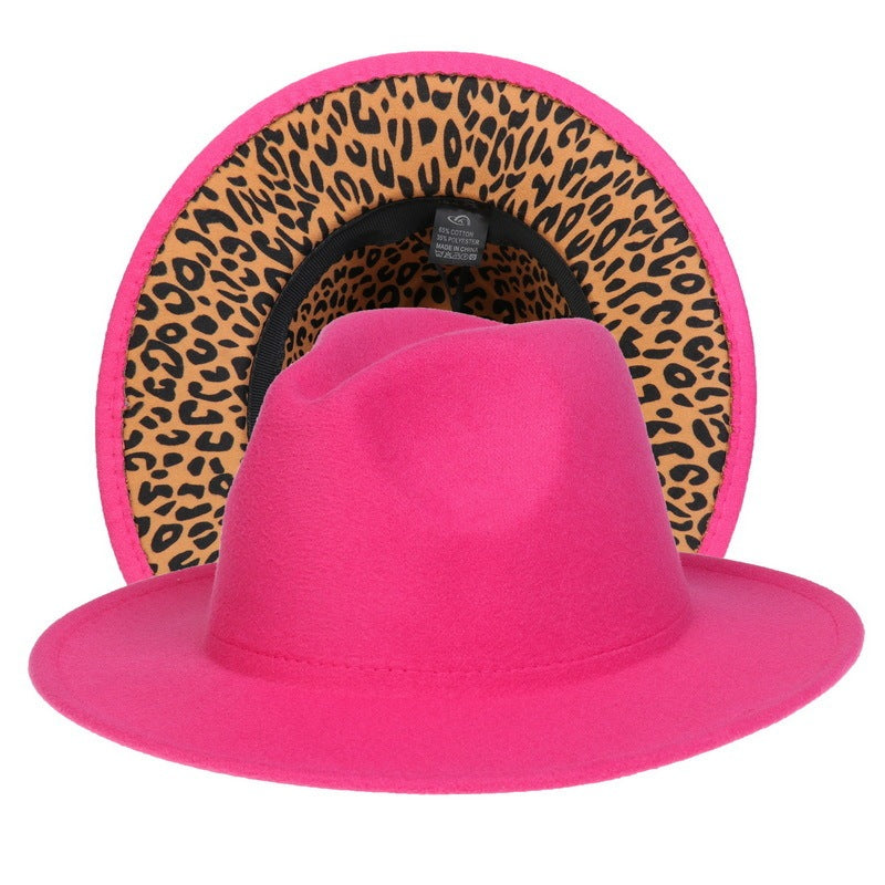TheCapSpot - Leopard Print Fedora