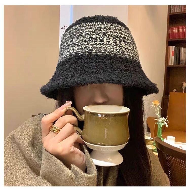 TheCapSpot - Color Matching Wool Knitted Fisherman Hat Children