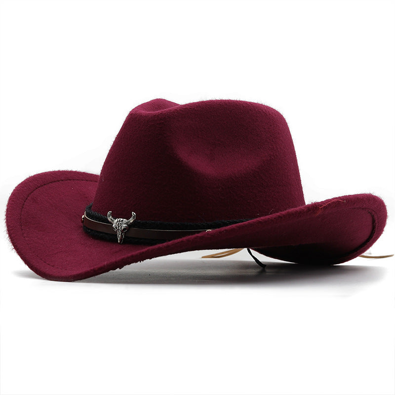 TheCapSpot -Metal Bull Head Fedora Hat