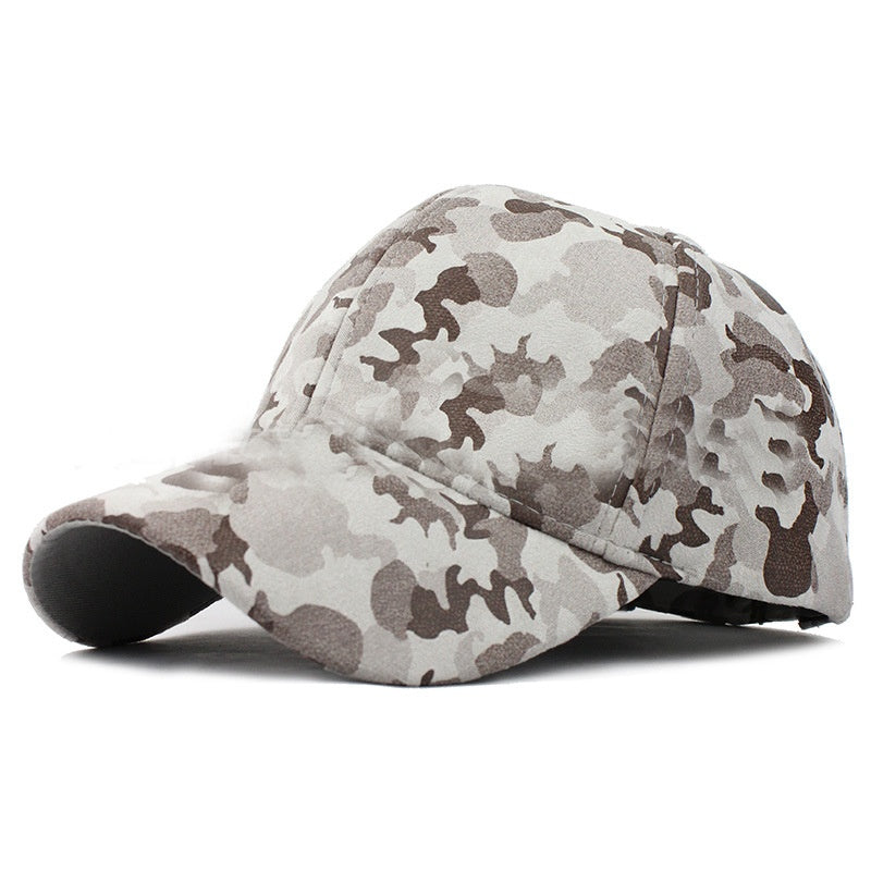 TheCapSpot - Camouflage suede cap